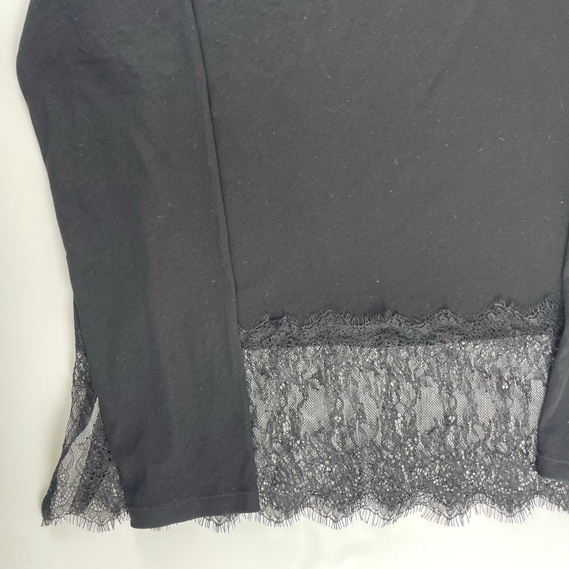 JOURNAL STANDARD ジャーナルスタンダード / レースヘム クルーネックシアーロングT 26年モデル 参考定価：7,200+tax SIZE:FREE