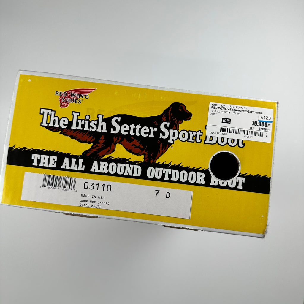 RED WING × ENGINEERED GARMENTS レッドウイング × エンジニアードガーメンツ / SHOP MOC OXFORD IRISH SETTER アイリッシュセッター  オックスフォード  SIZE：26cm