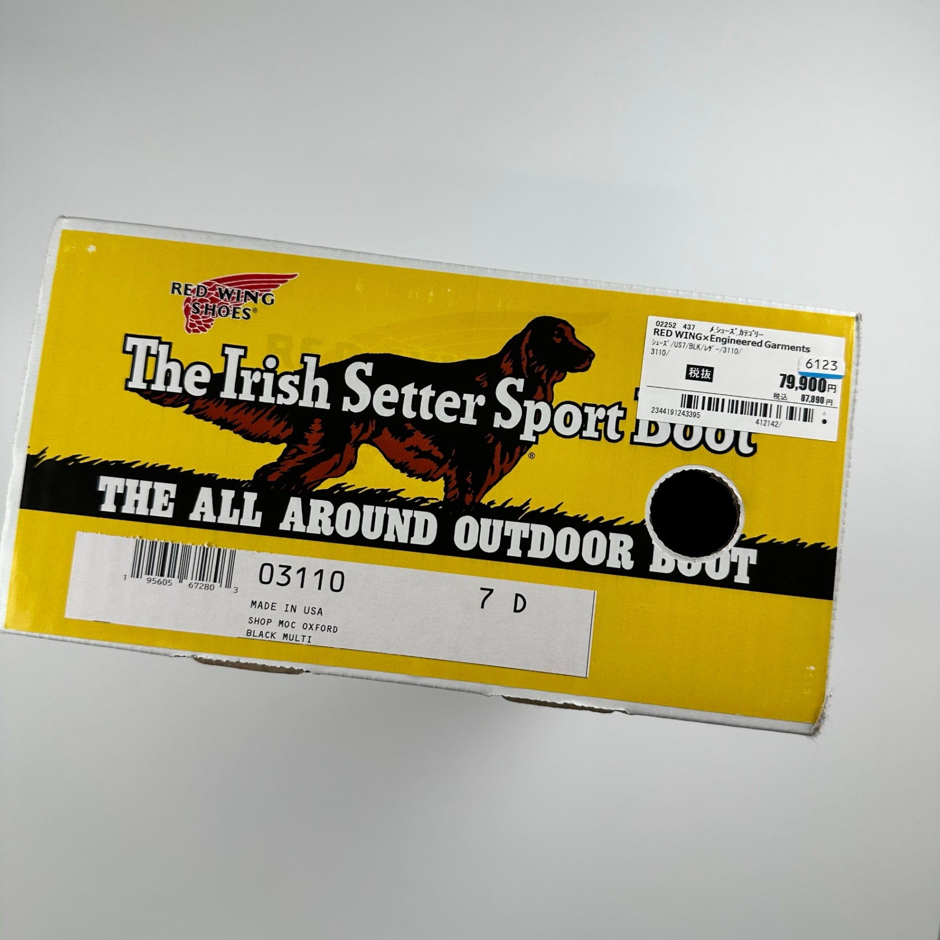 RED WING × ENGINEERED GARMENTS レッドウイング × エンジニアードガーメンツ / SHOP MOC OXFORD IRISH SETTER アイリッシュセッター  オックスフォード  SIZE：26cm
