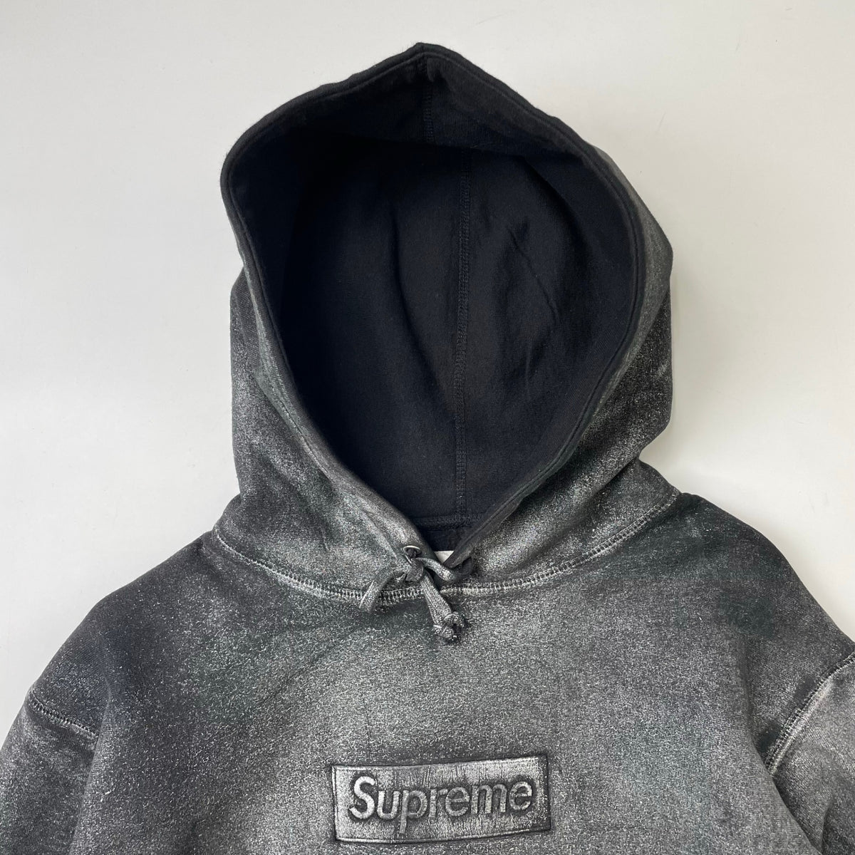Supreme ×  MM6 Maison Margiela / 24SS Foil Box Logo Hooded Sweatshirt SIZE：S