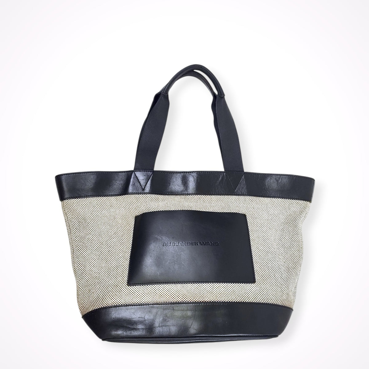 ALEXANDER WANG / キャンバス×レザートートバッグ 参考定価：110,000程度