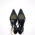 GIORGIO ARMANI / ローズTストラップパンプス 美品 参考定価：180,000程度 SIZE:37