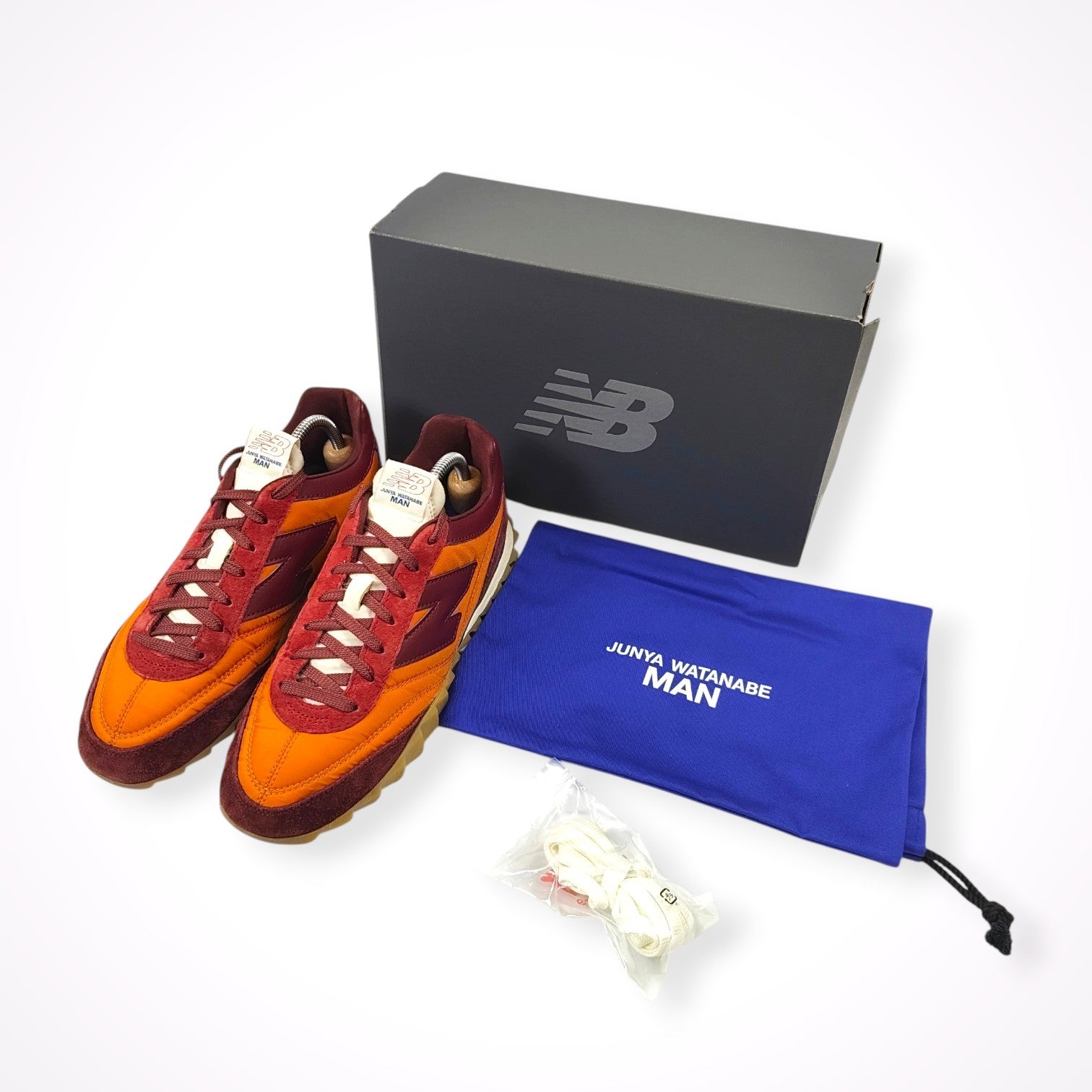 New Balance × JUNYA WATANABE MAN / コラボ MIXファブリックスニーカー 箱・布袋付 SIZE:27cm