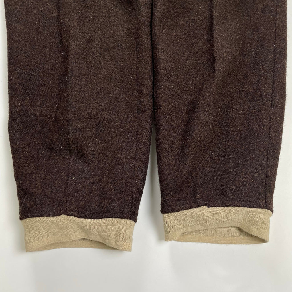 MOUNTAIN RESEARCH マウンテンリサーチ / 11AW 「Skier」パンツ ツイードクロップド ブラウン SIZE:M