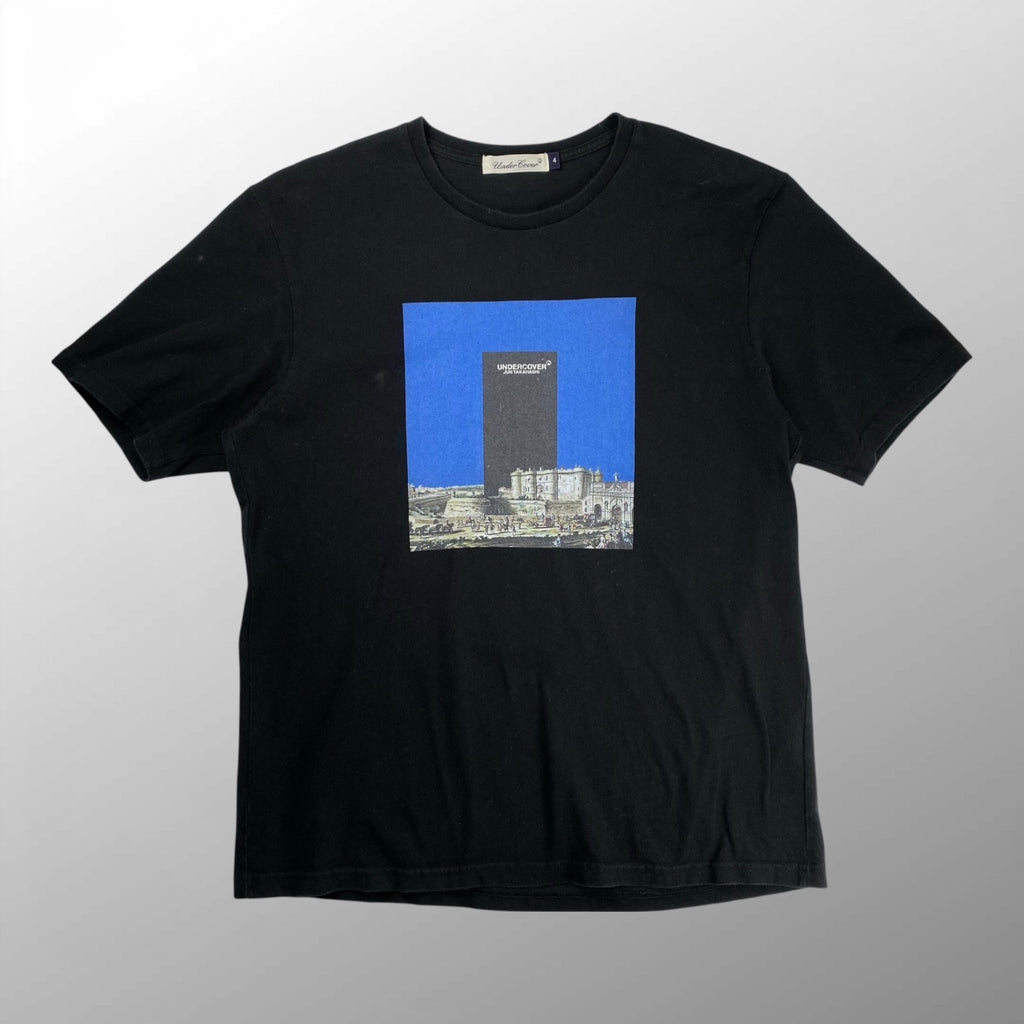 UNDERCOVER アンダーカバー / モノリスTEE ブルー×ブラック SIZE：4（L程度）