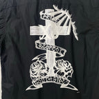 GREASER / バッククロスグラフィック 半袖ワークシャツ 参考定価：12,000程度 SIZE：XL