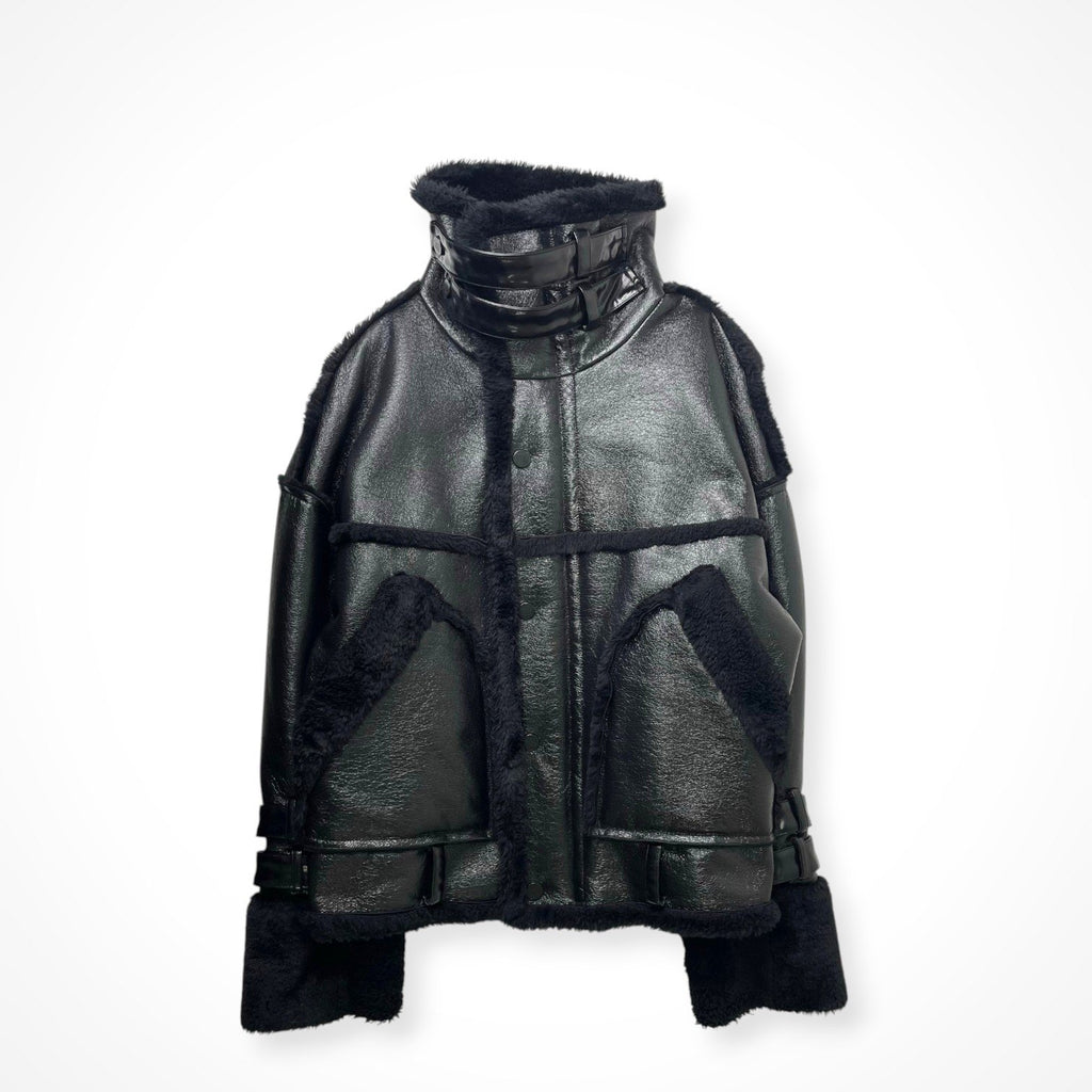 FenG CHen WANG / 異素材フライトボンバージャケット 参考定価：120,000程度 SIZE:S