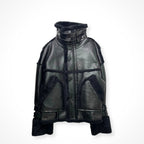FenG CHen WANG / 異素材フライトボンバージャケット 参考定価：120,000程度 SIZE:S