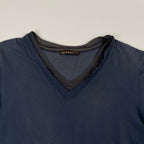 Neil Barrett / VネックレイヤードTシャツ SIZE:S