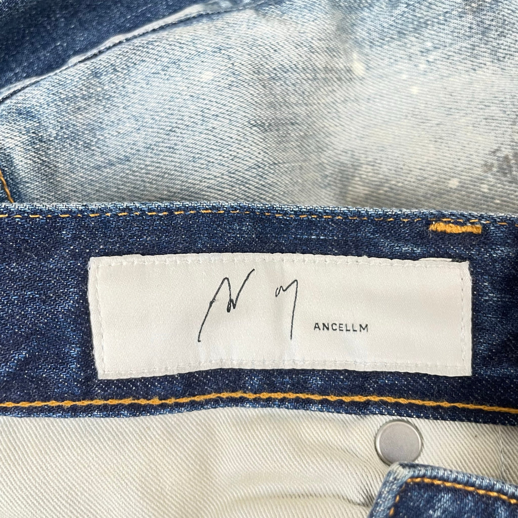 ANCELLM / DAMAGE WIDE 5P DENIM PANTS  参考定価：38,000+tax SIZE:3