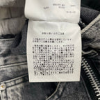 JOHN LAWRENCE SULLIVAN ジョンローレンスサリバン / WASHED DENIM ZIPPED 参考定価：45,000+tax SIZE:48