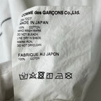 COMME des GARCONS HOMME DEUX / 18SS フラワー刺繍TEE DA-T007 SIZE:M