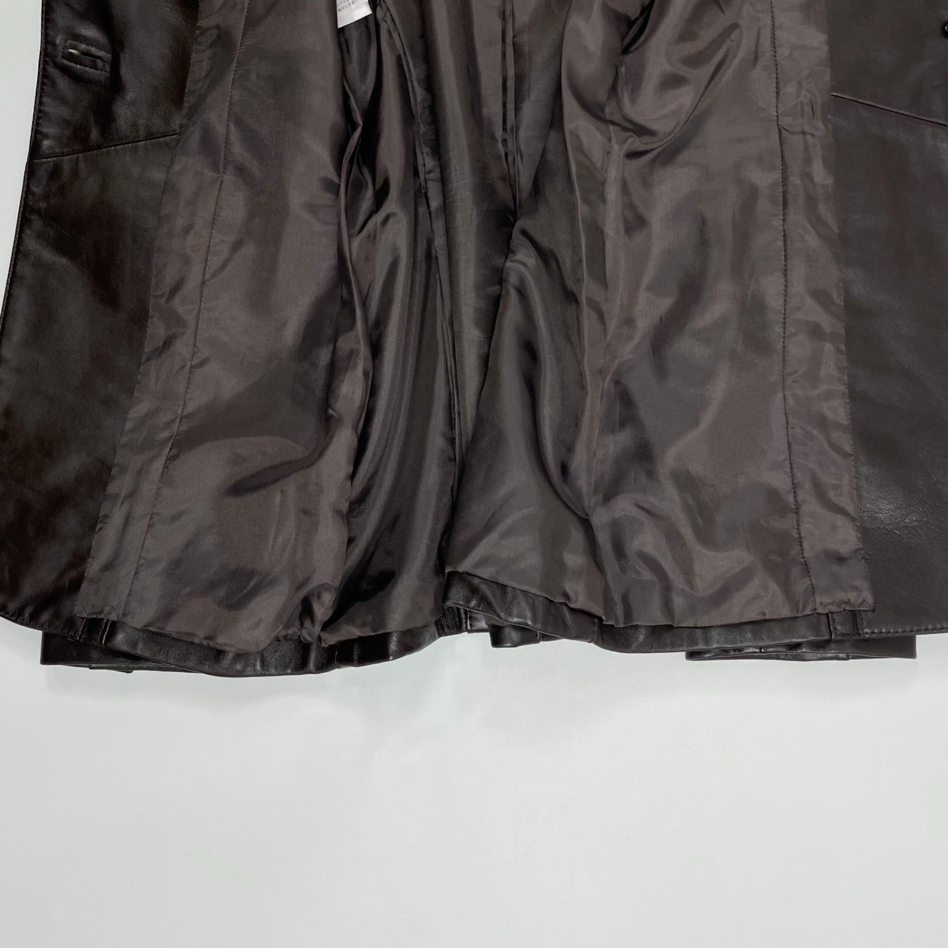 DKNY ダナキャラン ニューヨーク / VINTAGEラムレザージャケット ブラウン SIZE:4