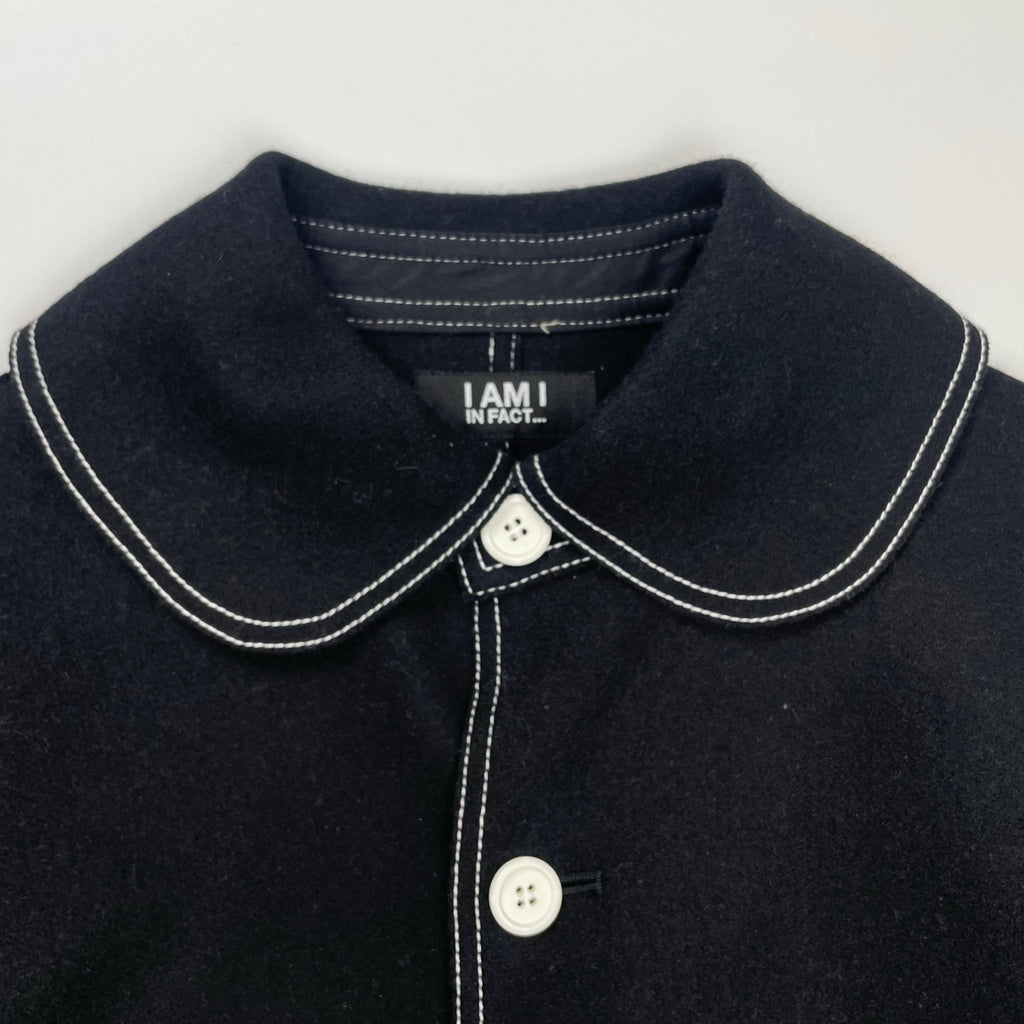 I am I in fact アイアムアイ インファクト / MELTON stitch ブルゾン  参考定価：23,000+tax SIZE:FREE