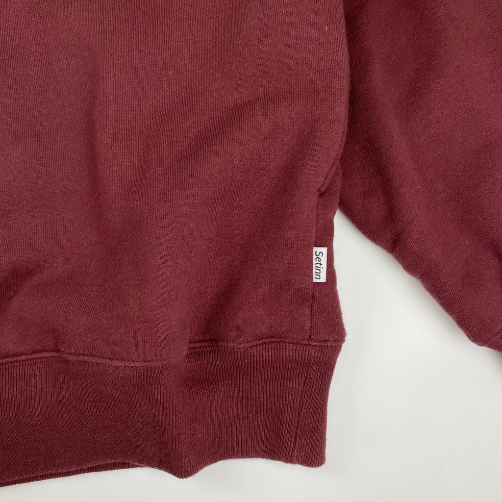 【美品】 Setinn セットイン BEAMS / Tour Crew Sweat ロゴ スウェット メッシュライナー ポケット付 SIZE:L