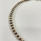 ERICKA NICOLAS BEGAY / ナバホパールネックレス 40cm 4-5mm OXIDIZED