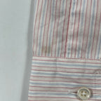 Gymphlex / バンドカラーオーバーシャツ ストライプ 参考定価：14,000+tax SIZE:M