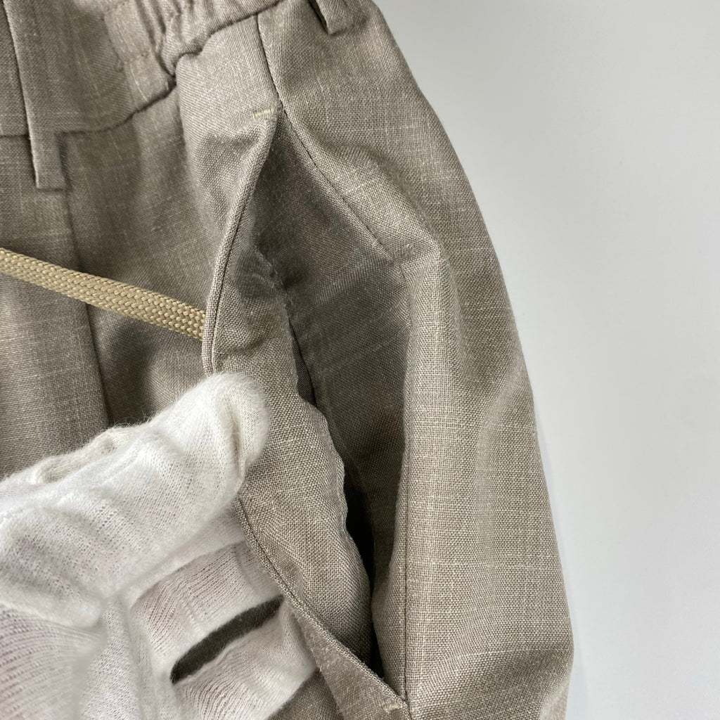 【美品】 TAGLIATORE タリアトーレ / dakar ダカール シルクMIX セットアップ スーツ ウール×シルク×リネン 参考定価：120,000+tax  SIZE:42（S程度）