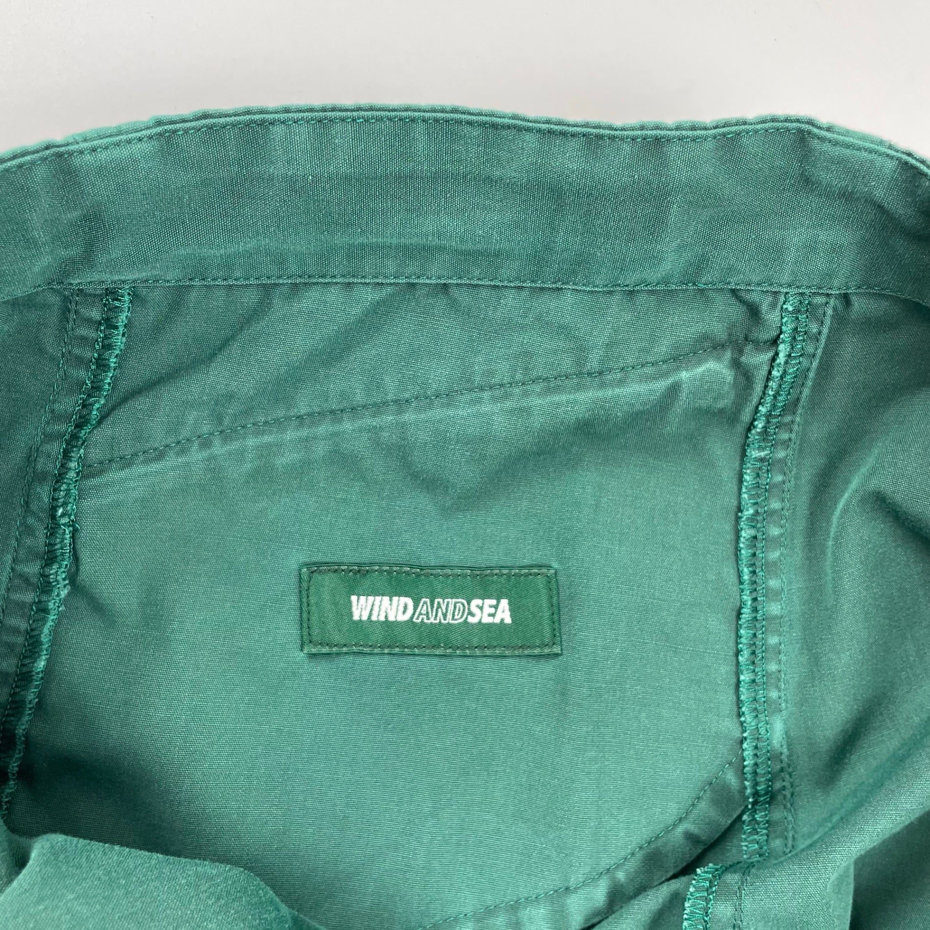 WIND AND SEA ウィンダンシー / エンブロイダリーショーツ グリーン 参考定価：16,000程度 SIZE:M