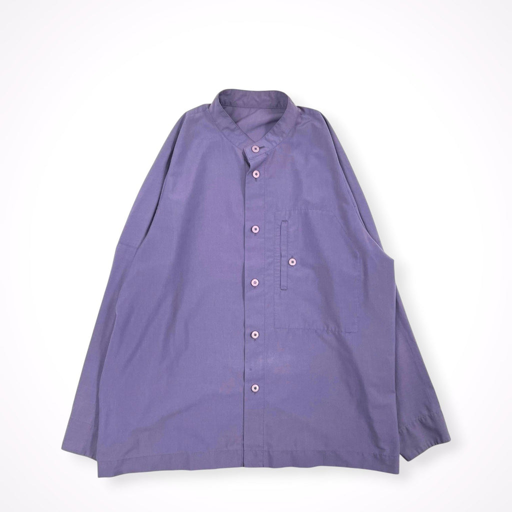 132.5 ISSEY MIYAKE / バンドカラー ロングスリーブシャツ 参考定価：50,000程度 SIZE:2