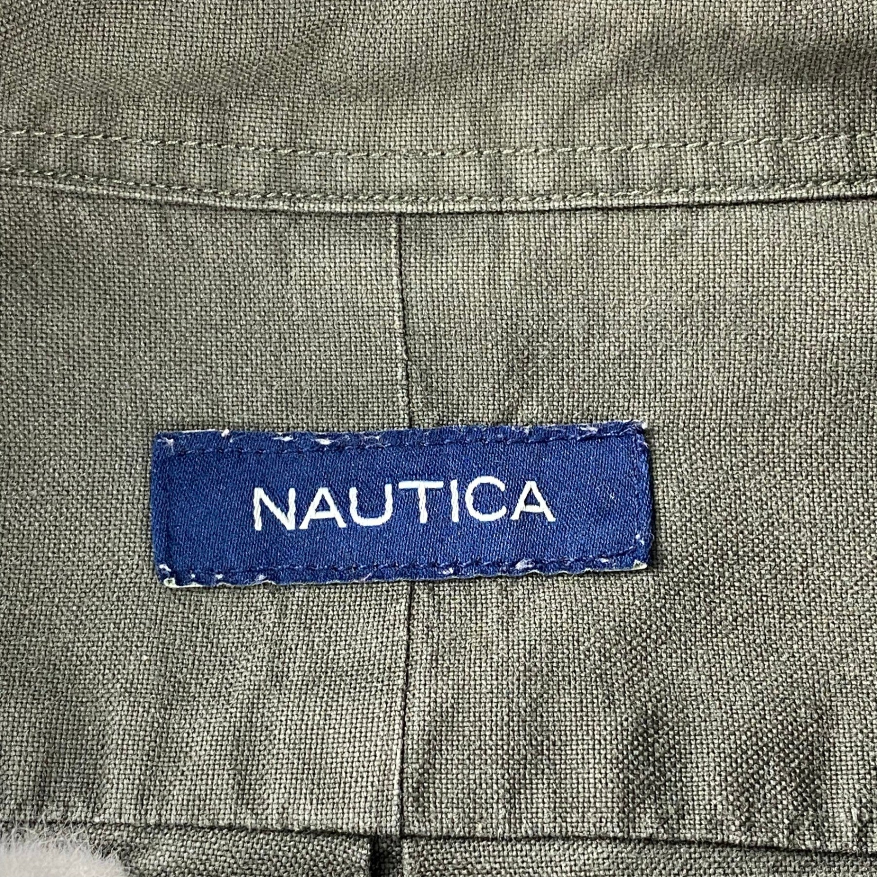 NAUTICA ノーティカ / ビッグ ボタンダウンシャツ 墨黒 長谷川 昭雄 SIZE:XXL
