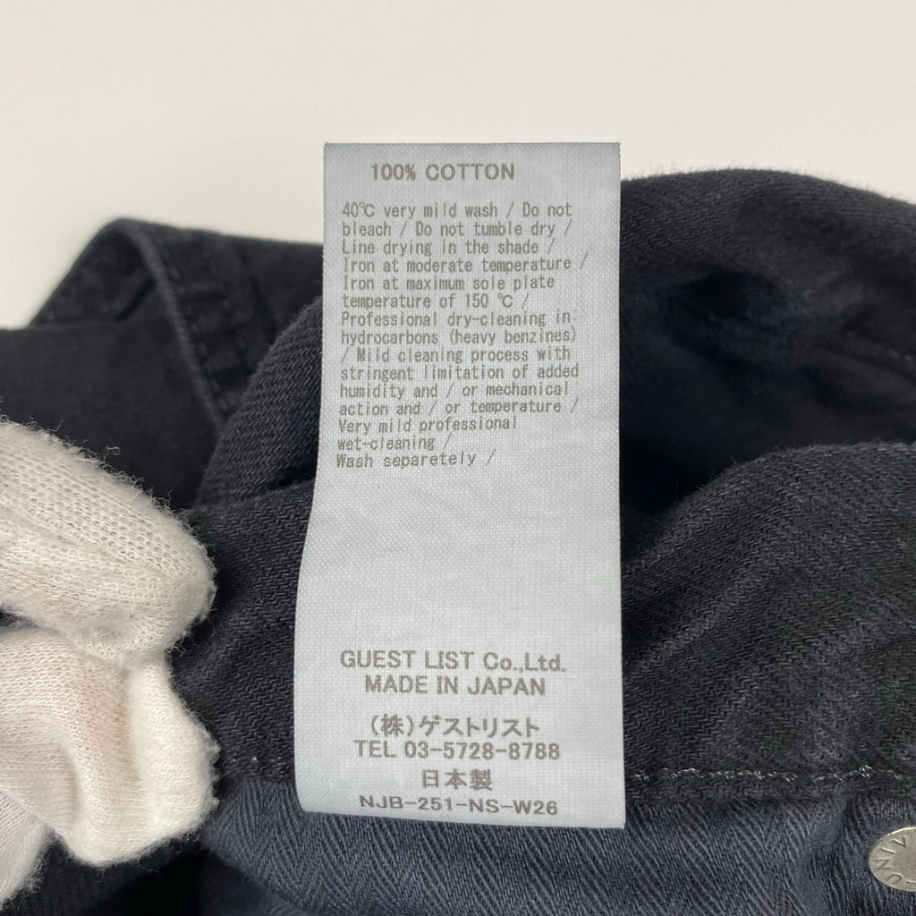 NEEDBY HERITAGE for ADAM et ROPE / 別注 BONNIE カスタムフレア ブラック 未使用 参考定価：22,000+tax SIZE：26