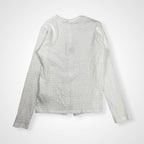 fig London フィグロンドン / ギャザーシャツ ホワイト 未使用タグ付 参考定価：12,000+tax SIZE:FREE