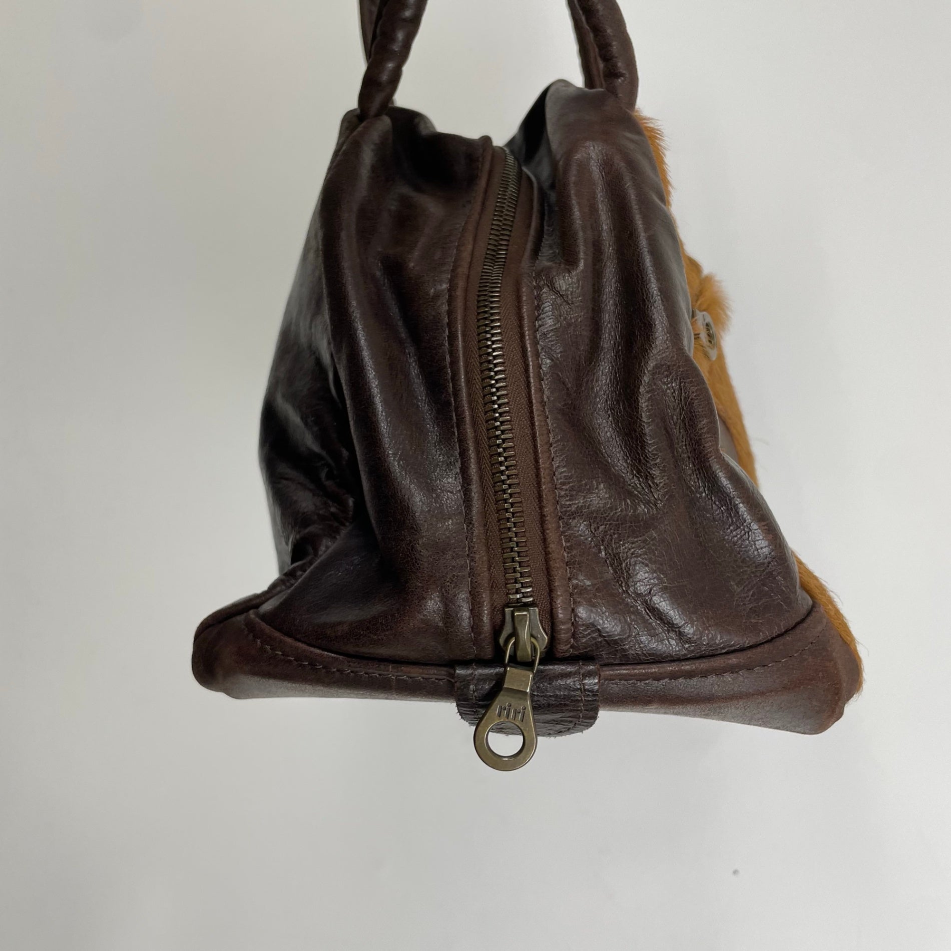 JAS M.B LONDON ジャスエムビー ロンドン / ハラコレザーバッグ ボストン 参考定価：60,000程度