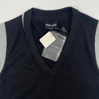 GIORGIO ARMANI ジョルジオ アルマーニ / シルクカシミヤノースリーブニット タグ付 参考定価：150,000程度 SIZE:42