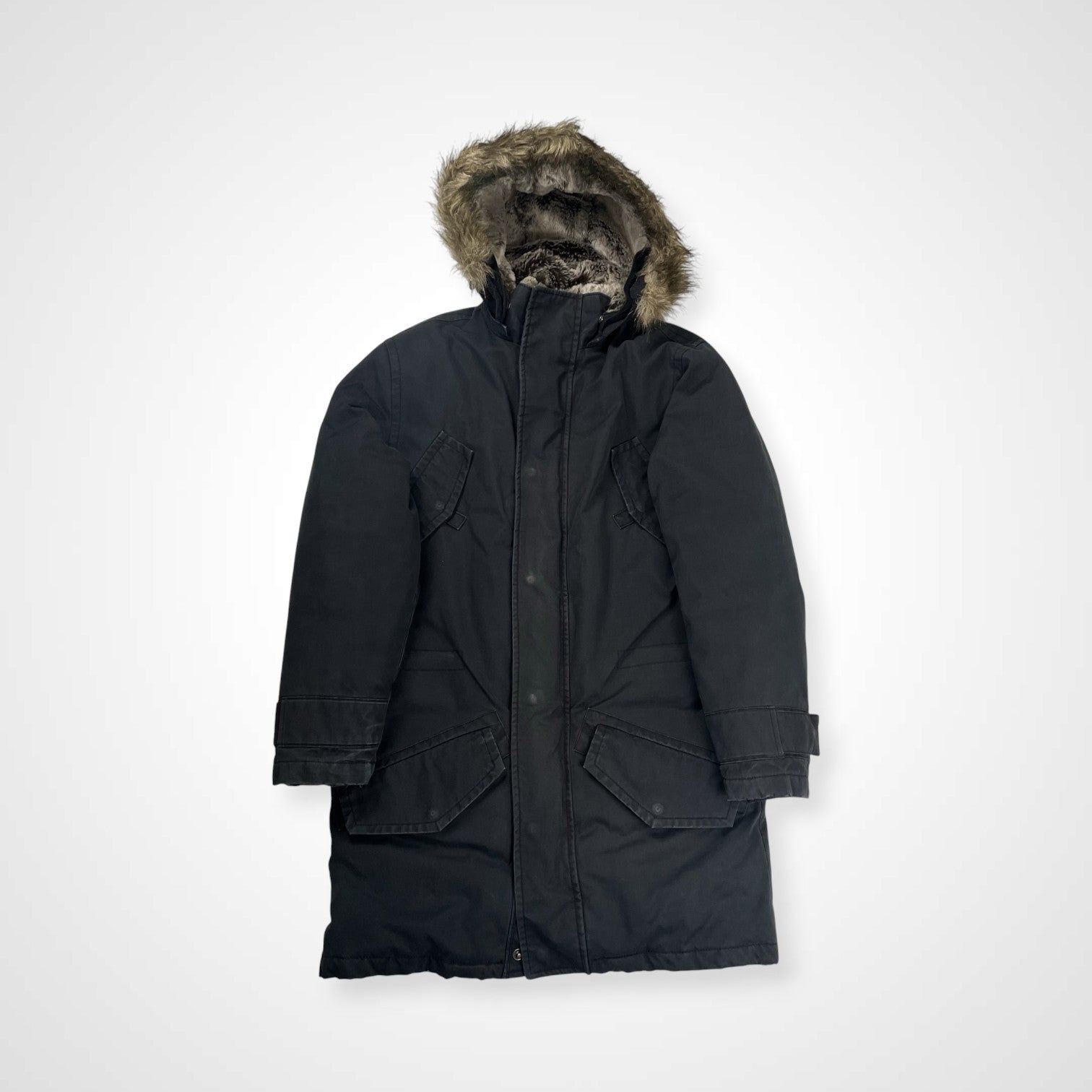 EDDIE BAUER エディーバウアー / QUILTED GOOSE DOWN JACKET グースダウンジャケット ブラック SIZE：XS