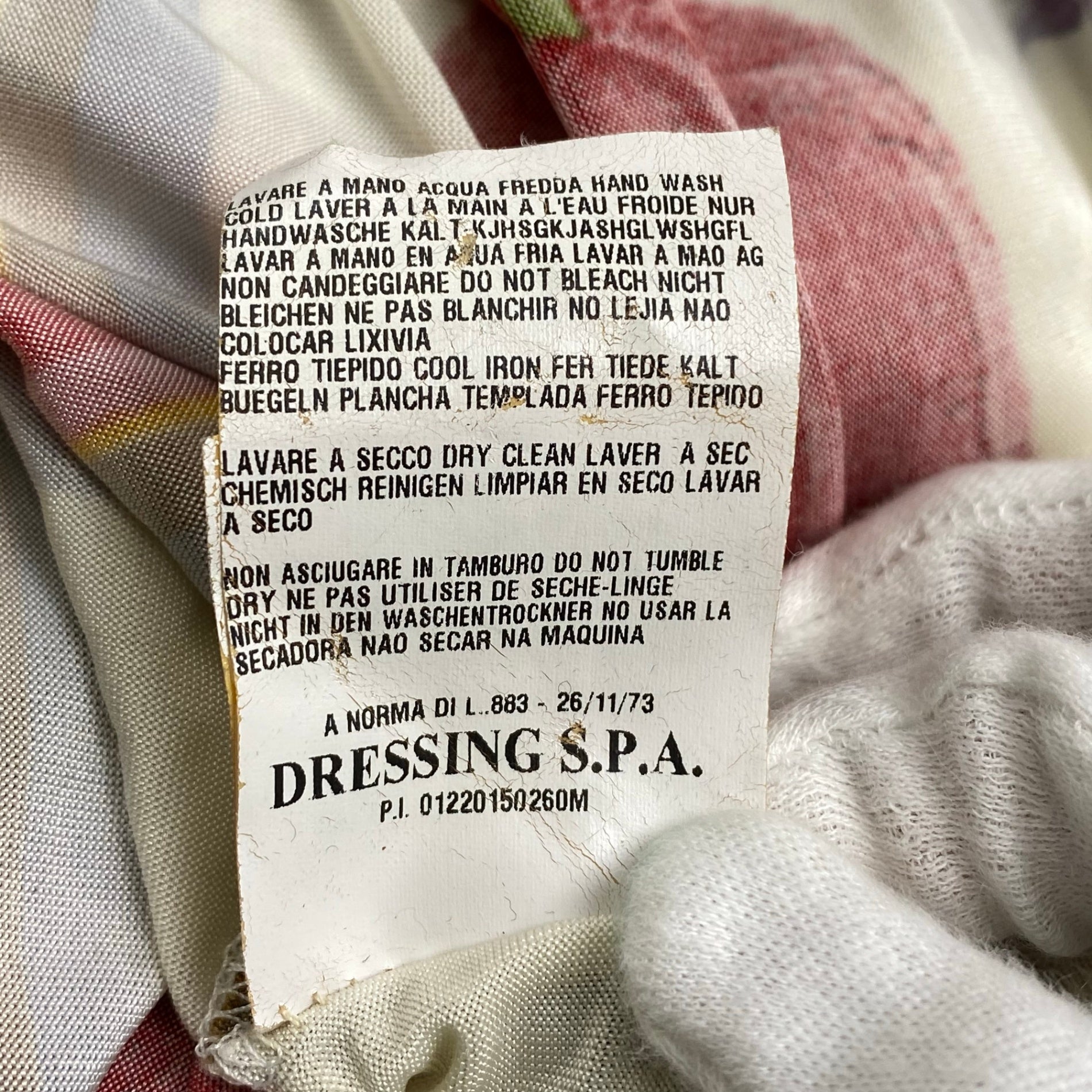 CLASS roberto cavalli クラス ロベルトカヴァリ / ボタニカルデザインカットソー ゼブラモチーフ金具 SIZE：42