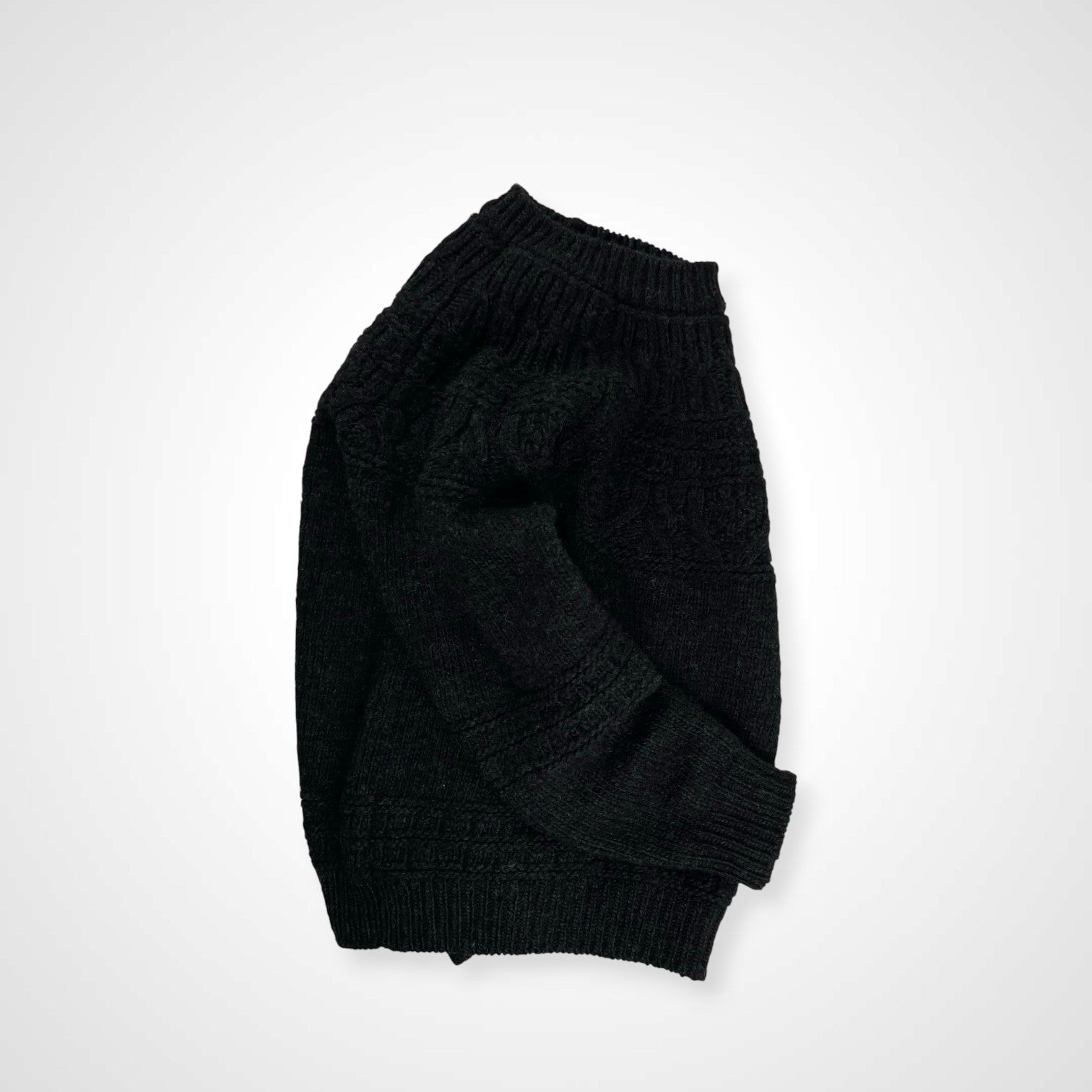 BATONER バトナー / Spread Alan Crew Neck ブラック 参考定価：28,000+tax SIZE:2