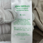 JOHN SMEDLEY / 英国製ウールVネックニット 参考定価：42,000程度 SIZE:S