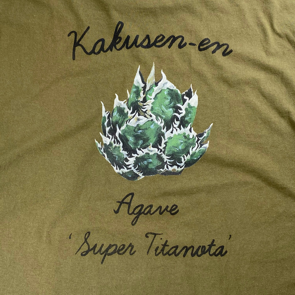 FLAGSTUFF フラグスタフ 鶴仙園 マサスカルプ / Agave TEE アガベ コラボ Tシャツ SIZE:XL
