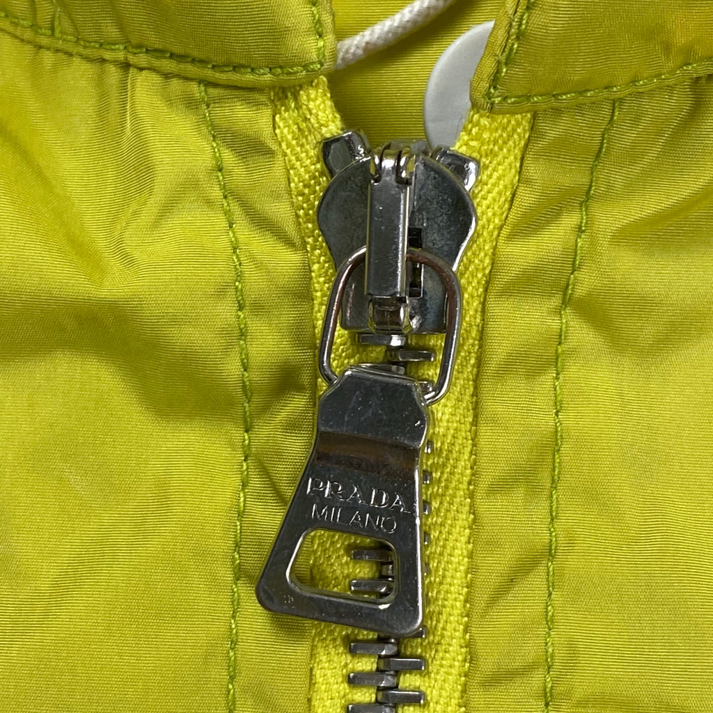 PRADA SPORT プラダスポーツ / ナイロンジップアップジャケット ピスタチオカラー 代理店有 SIZE：M