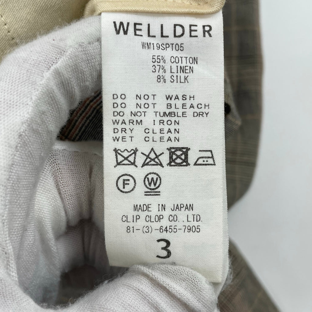 WELLDER / Two Tuck Wide Trousers 参考定価：26,000+tax SIZE：3