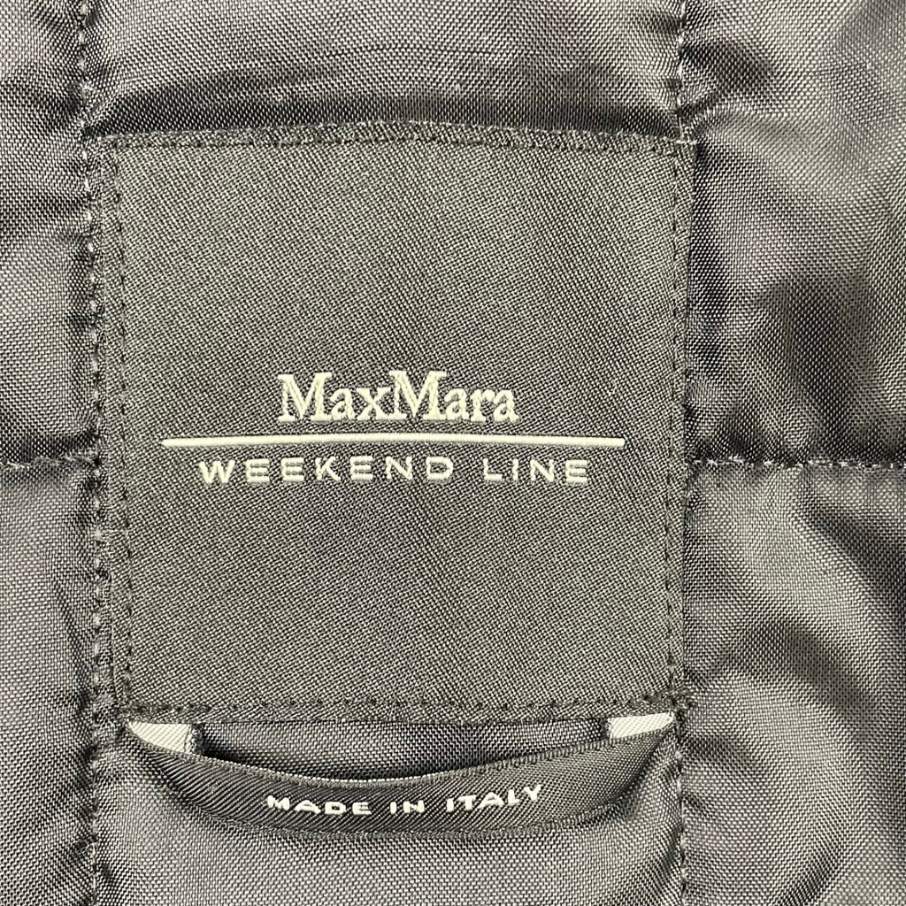 MAXMARA WEEKEND LINE / ボアカラーレザーパイピングコート 参考定価：120,000程度 SIZE:38