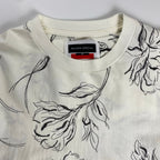 MAISON SPECIAL メゾンスぺシャル / フラワー刺繍 ボタニカル Tシャツ SIZE：2