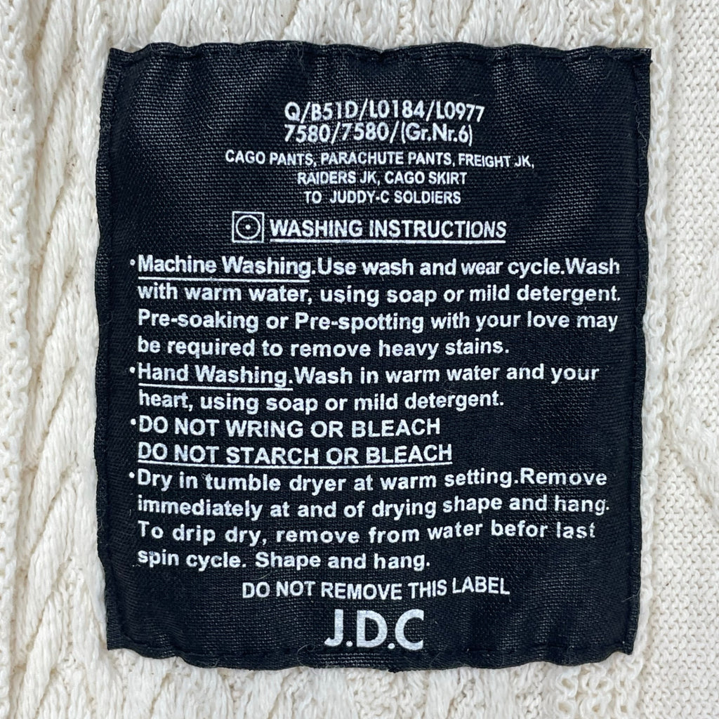 JUDDY CORN / 変わり編みニットスカート 未使用品 参考定価：25,800+tax SIZE:FREE