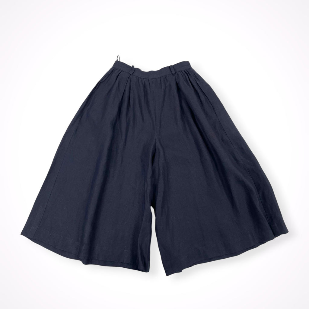 Valentino Garavani / ヴィンテージ リネンワイドショートパンツ SIZE:8