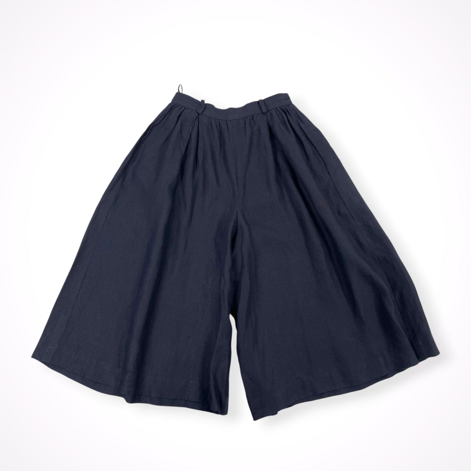 Valentino Garavani / ヴィンテージ リネンワイドショートパンツ SIZE:8