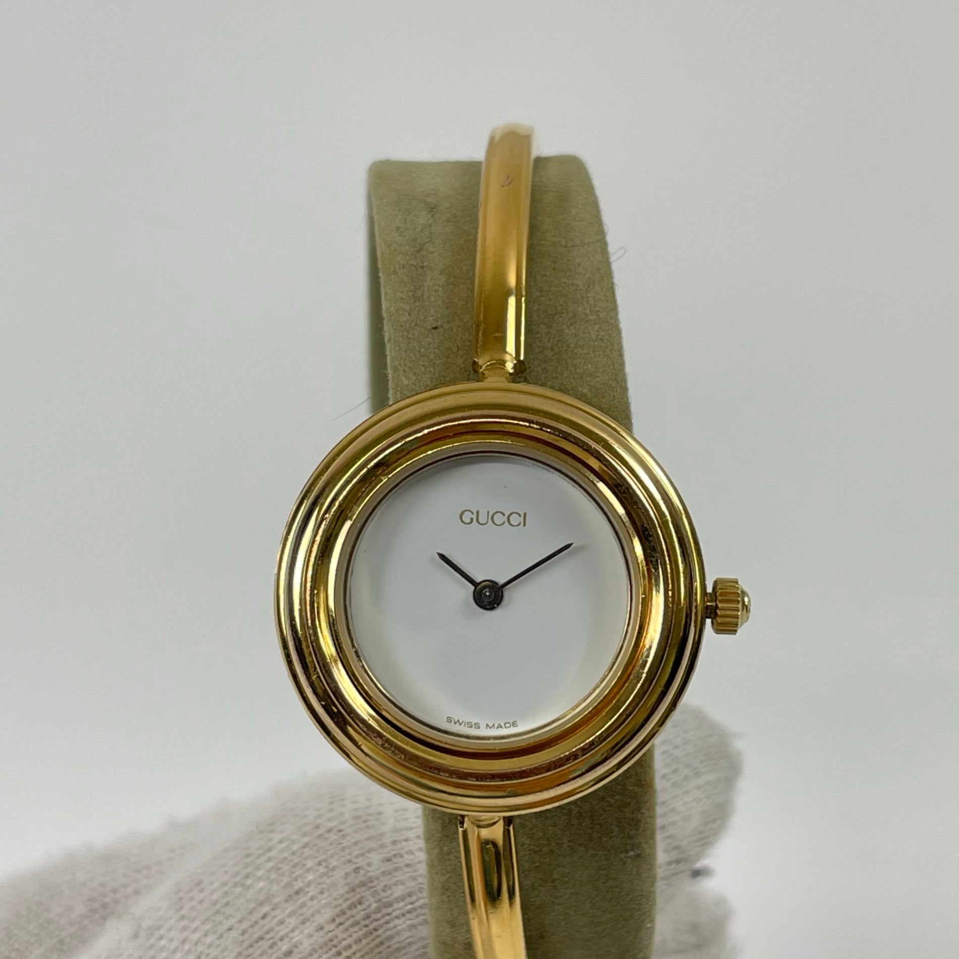 GUCCI グッチ / チェンジベゼル リストウォッチ 11リング 電池交換済 腕回り16cm(Mサイズ)