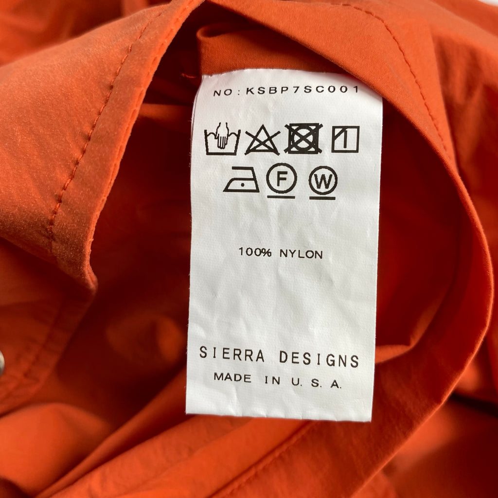 KAPTAIN SUNSHINE × SIERRA DESIGNS × BEAMS PLUS / カグールアノラックパーカー レインパーカー コラボ オレンジ 参考定価：48,000+tax SIZE:M