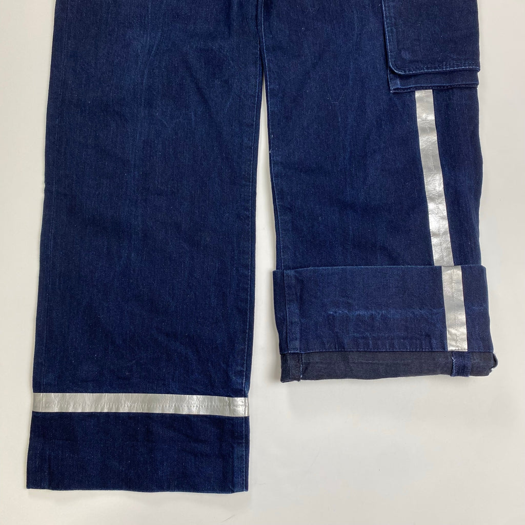 YUKI HASHIMOTO ユウキ ハシモト / SEEM TAPED DENIM ストレート デニムパンツ SIZE：46