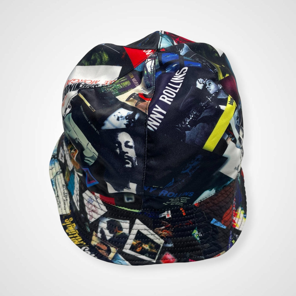 68 BROTHERS × APPLEBUM アップルバム / REVERSIBLE HAT JAZZ TEXTILE  バケットハット ブラック 頭囲：60cm