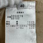 kiton / レース切替シルクワンピース 参考定価：400,000程度 SIZE:40