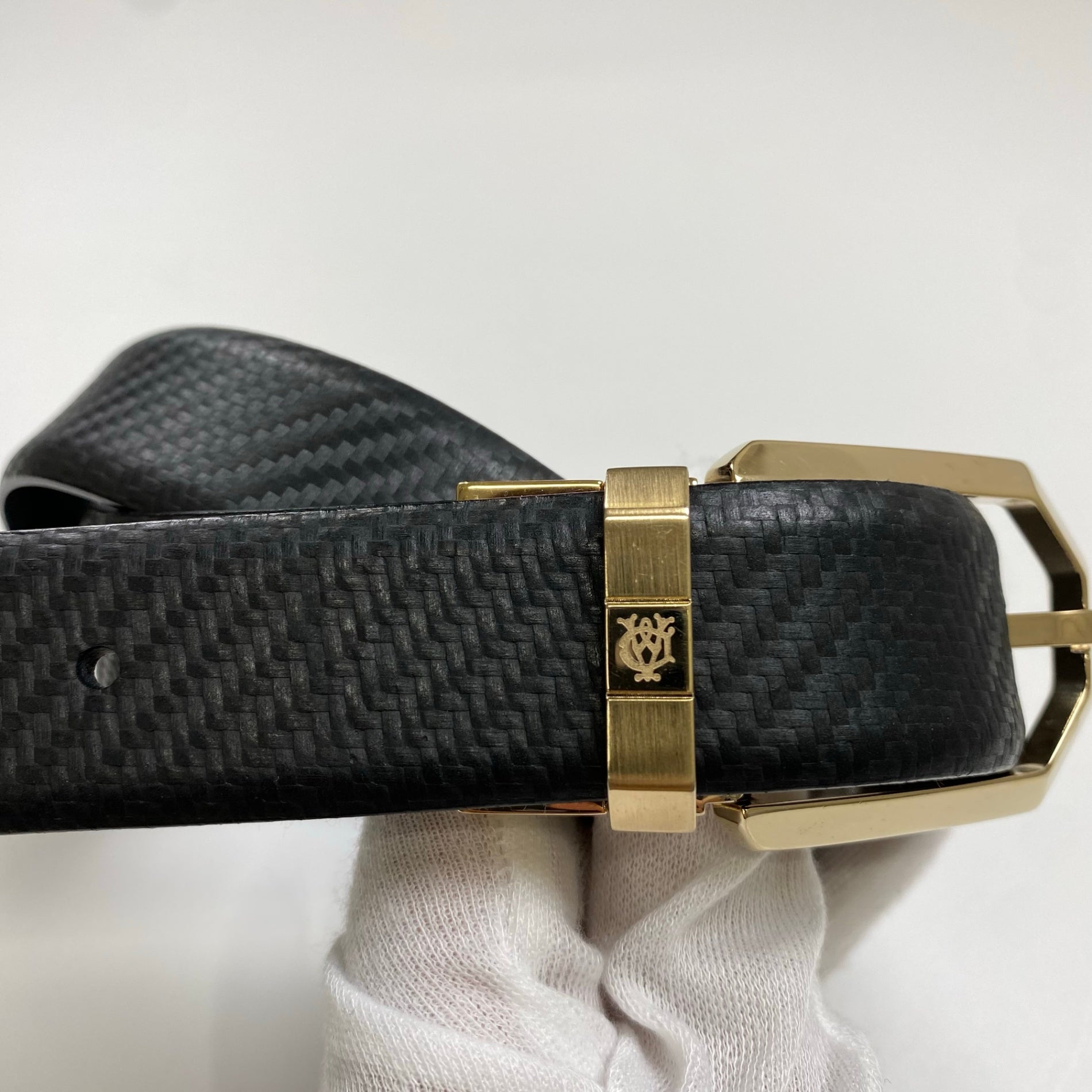 dunhill ダンヒル / リバーシブルベルト ゴールドバックル 極美品 参考定価：50,000程度