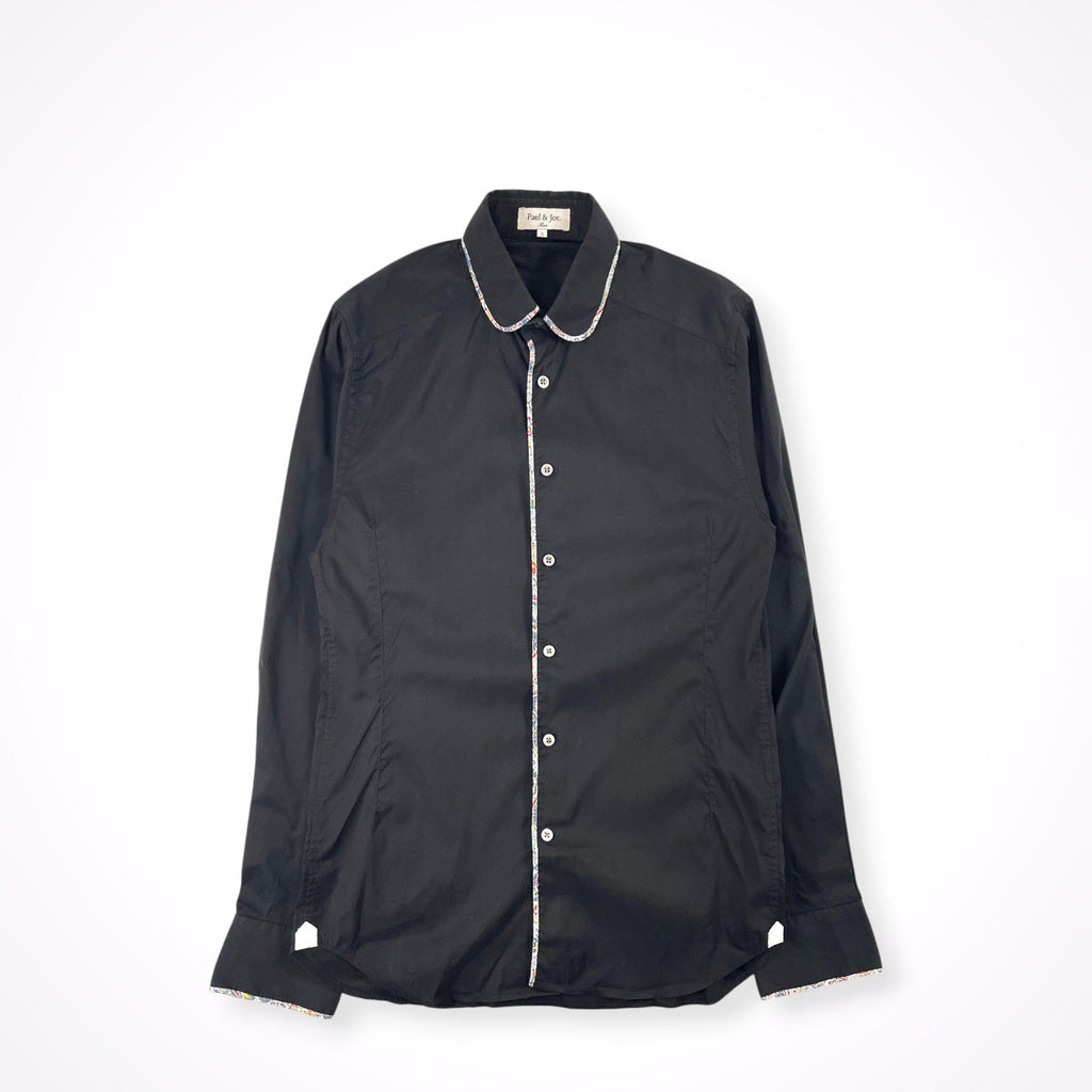PAUL＆JOE / 丸襟パイピングシャツ 参考定価：32,000程度 SIZE:S