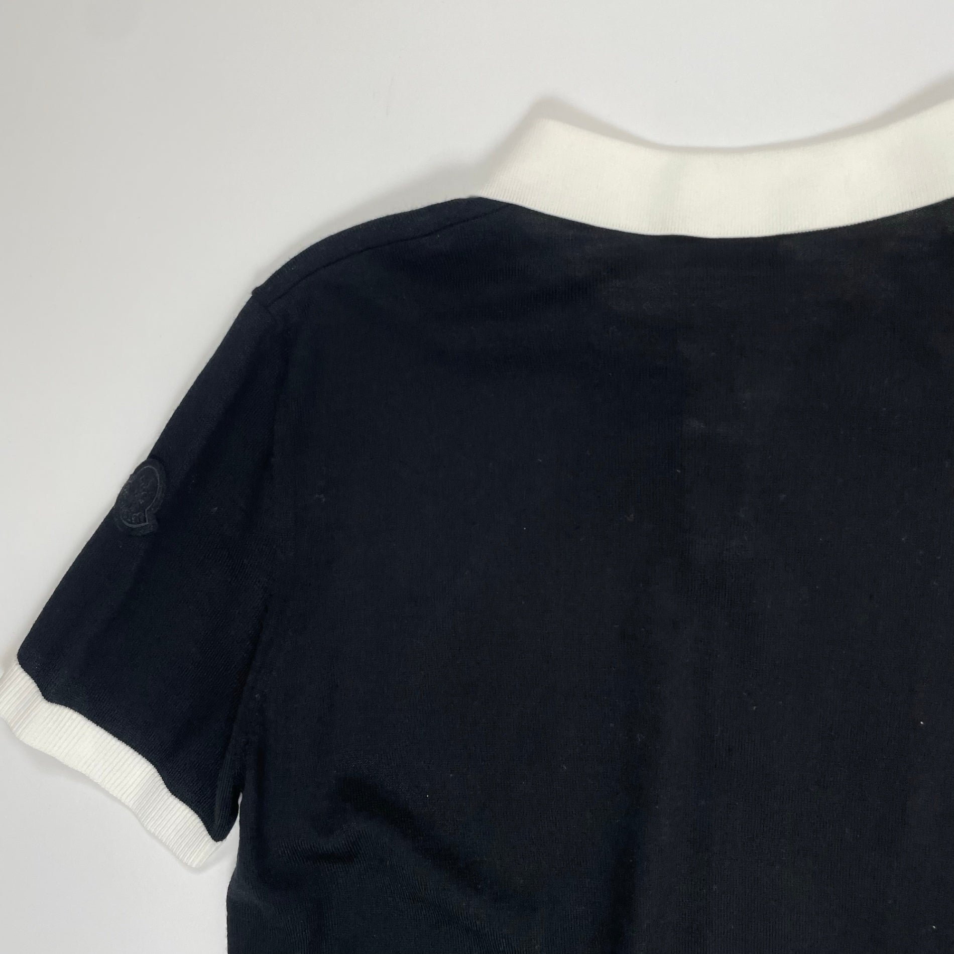 MONCLER モンクレール / POLO TRICOT ニットポロシャツ 参考定価：80,000程度 SIZE：M