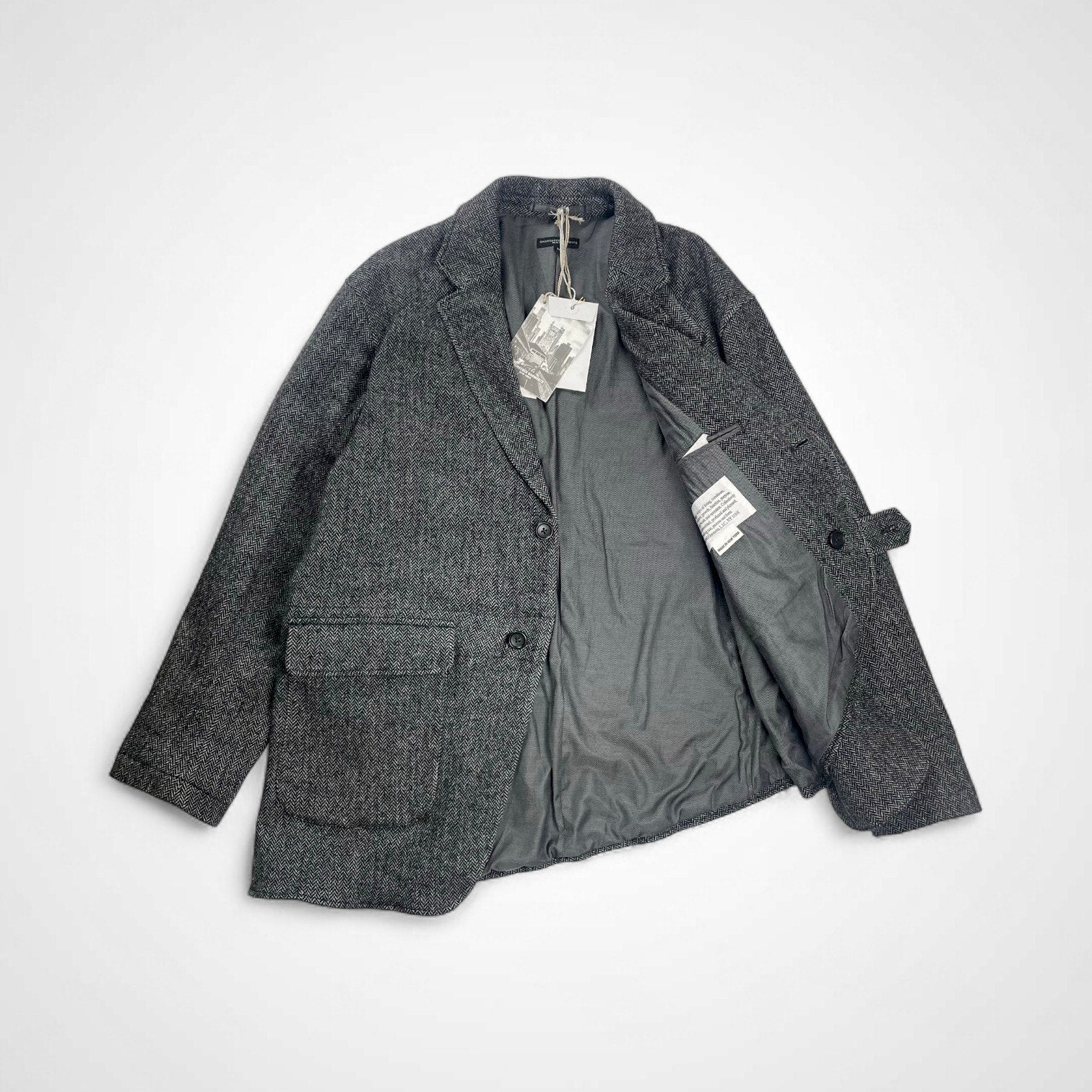 ENGINEERED GARMENTS エンジニアドガーメンツ / Slanted Jacket ヘリンボーンツイード 24AW 極美品 参考定価：68,000+tax SIZE:M